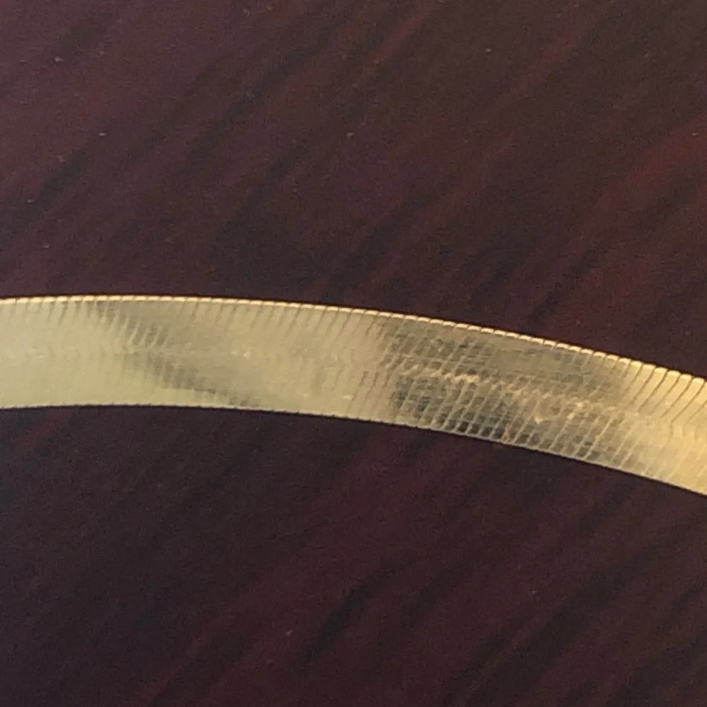 Unisex herringbone 14k necklace - Picture 10 of 16